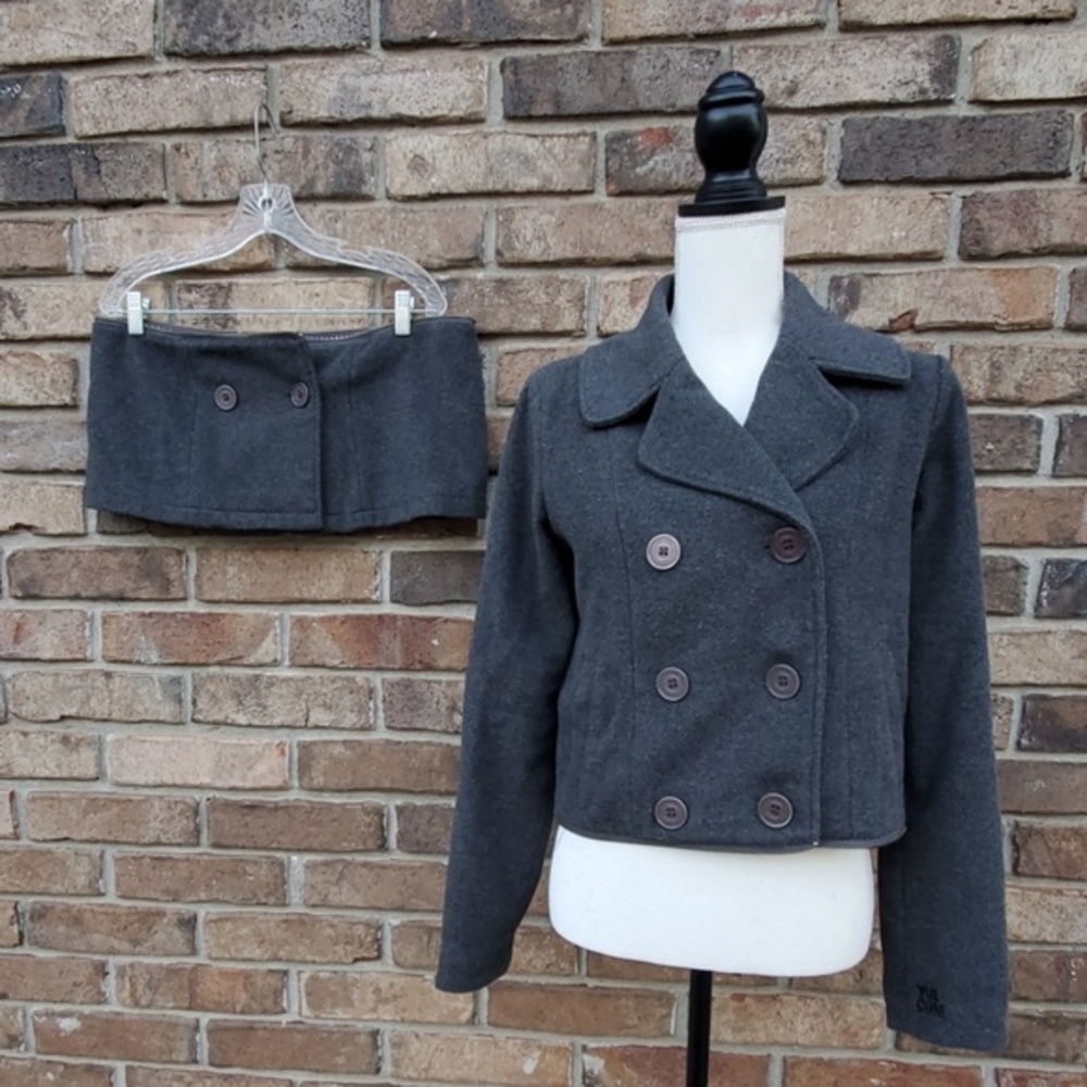 Volcom Double Breasted convertible Coat